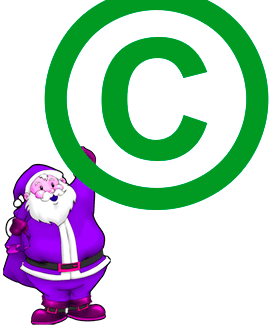 Авторское право, Дед Мороз и новый год